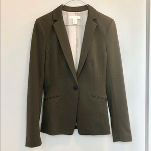 H&M Olive Blazer